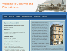 Tablet Screenshot of obanmuseum.org.uk